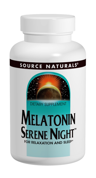 Source Naturals Melatonin Serene Night 3 mg Tablets bottle