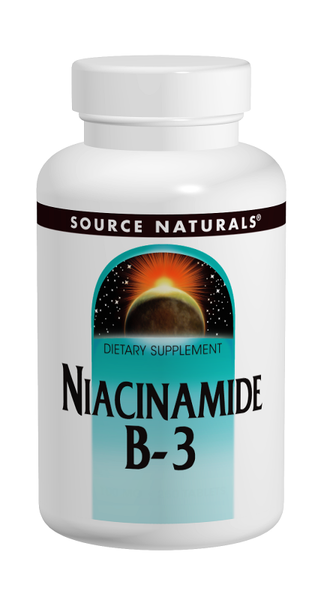 Source Naturals Niacinamide B-3 100 mg Tablets bottle