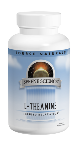 Source Naturals Serene Science L-Theanine 200 mg Capsules bottle