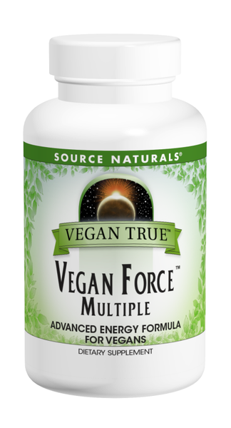 Source Naturals Vegan True Vegan Force Multiple Tablets bottle