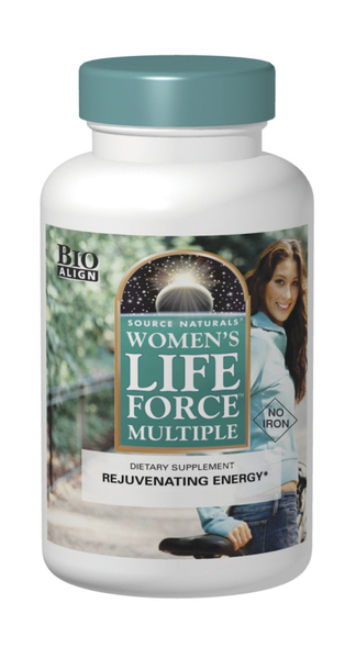 Source Naturals Women's Life Force Multiple, No Iron Tablets bottle