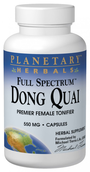 Planetary Herbals Dong Quai, Full Spectrum 550 mg Capsules bottle