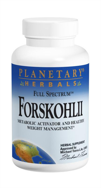 Planetary Herbals Forskohlii, Full Spectrum 130 mg Capsules bottle