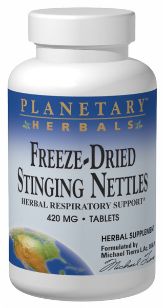 Planetary Herbals Stinging Nettles, Freeze-Dried 420 mg Tablets bottle