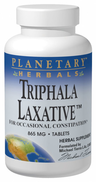 Planetary Herbals Triphala Laxative 865 mg Tablets bottle