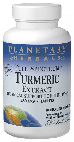 Planetary Herbals Turmeric Extract, Full Spectrum Liquid bottle