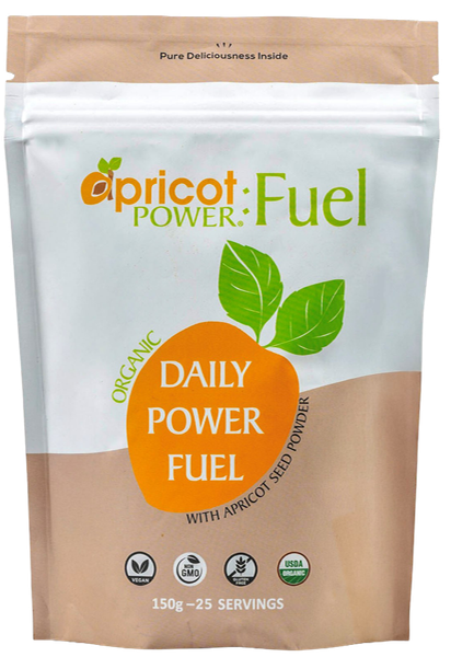 Apricot Power AP:FUEL Daily Power Fuel drink mix pouch, front