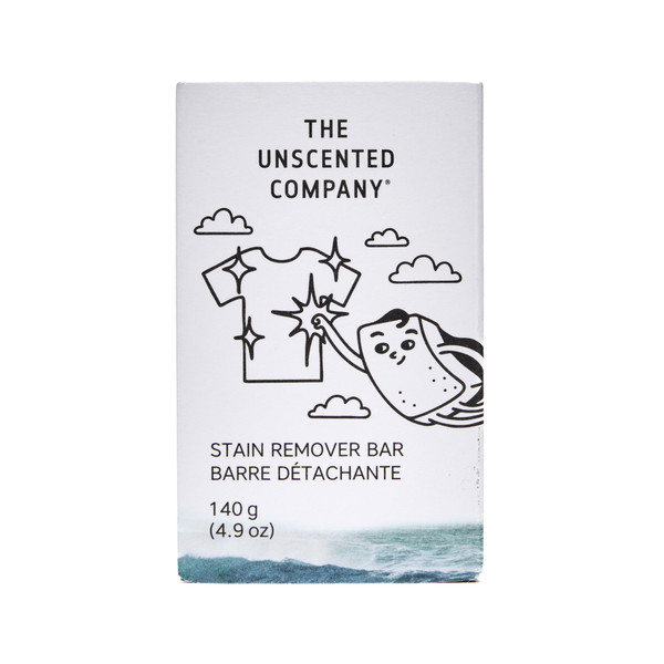 The Unscented Company Stain Remover Bar, Unscented, 140 g (4.9 oz)