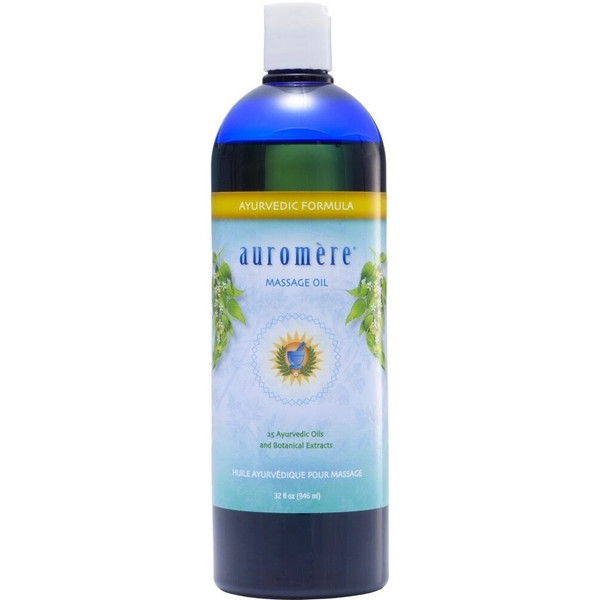 Auromere Ayurvedic Massage Oil, 32 oz