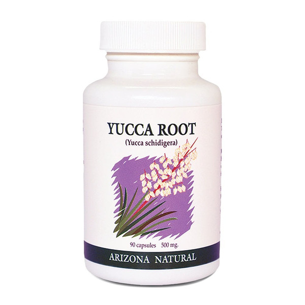 Arizona Natural Yucca Root 500 mg, Yucca schidigera, 90 Capsules