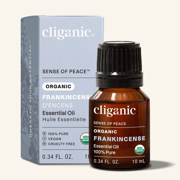 Cliganic Organic Frankincense Essential Oil, 10 mL