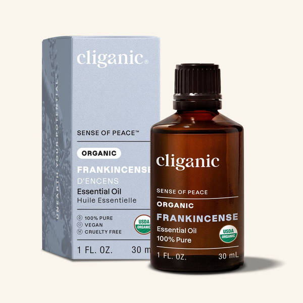 Cliganic Organic Frankincense Essential Oil, 1 fl oz