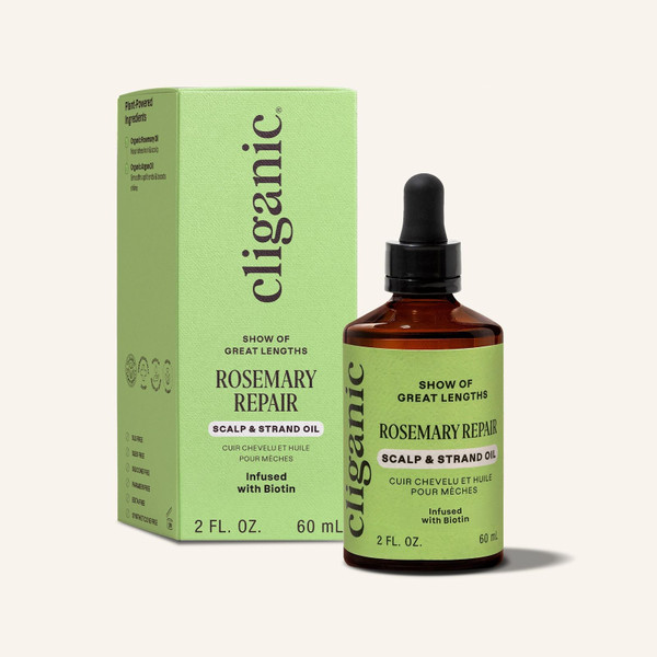Cliganic Rosemary Repair Scalp & Strand Oil, Biotin, 2 fl oz