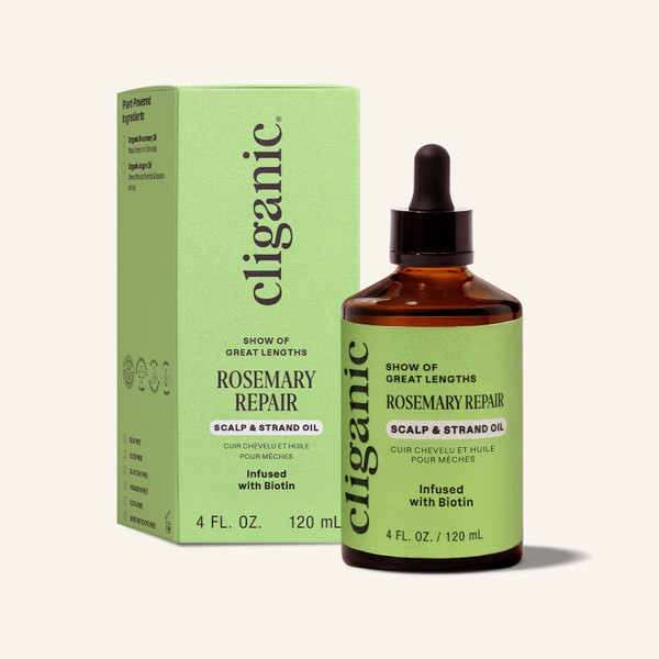 Cliganic Rosemary Repair Scalp & Strand Oil, Biotin, 4 fl oz