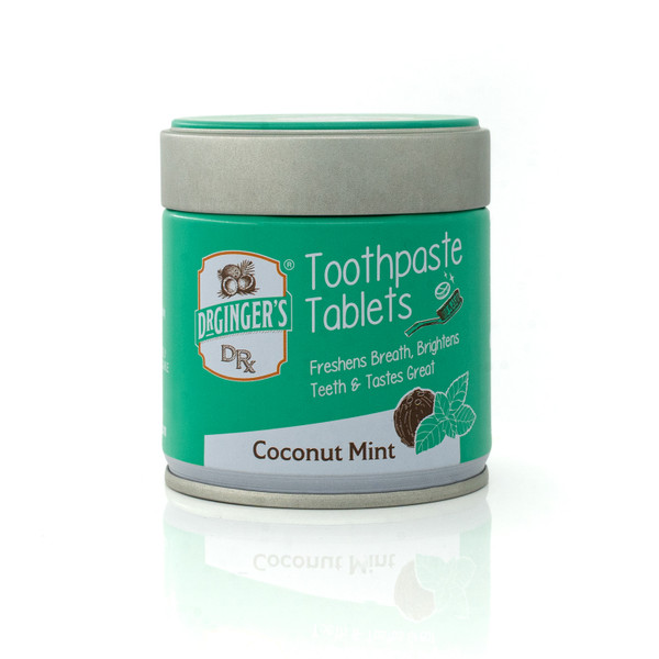 Dr. Ginger's Coconut Powder Toothpaste Tablets, Coconut Mint, 0.94 oz