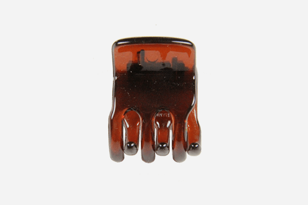di Prima Lily Micro Mini Hair Clamps, Tortoise Shell, 2 Count