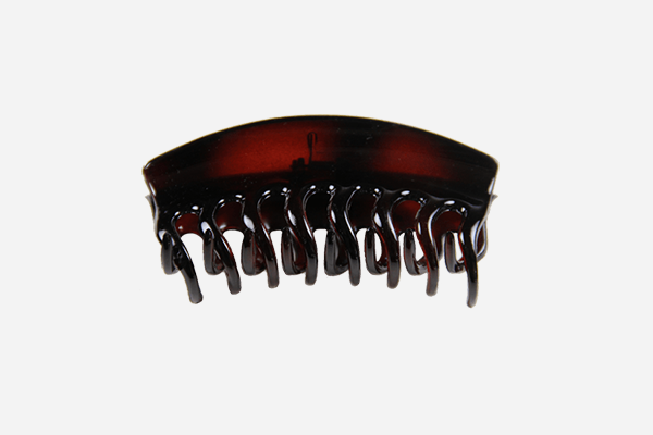 di Prima Poppy Top Sleek Hair Clamp, Large, Tortoise Shell