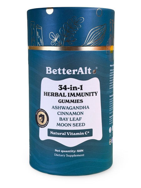 Better Alt 34-in-1 Herbal Immunity Gummies, 60 Gummies