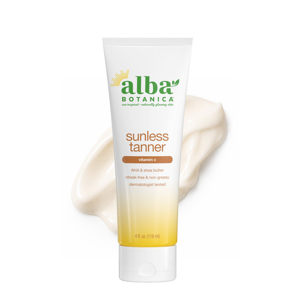Alba Botanica Sunless Tanner, Gradual Bronzing Moisturizer, 4 oz