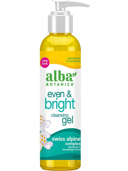 Alba Botanica Even & Bright Sea Mineral Cleansing Gel, 6 fl oz