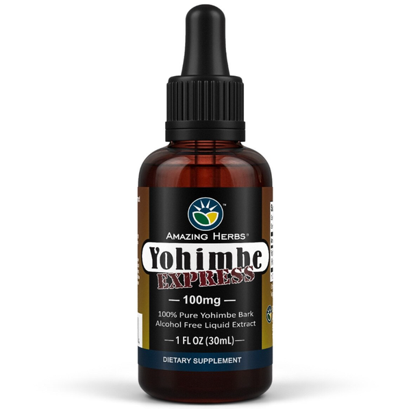 Amazing Herbs Yohimbe Express Liquid Extract, 1 fl oz