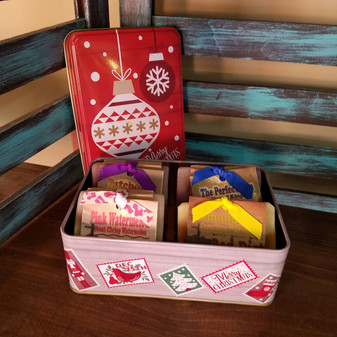 holiday git set, natural soap, red dirt soap