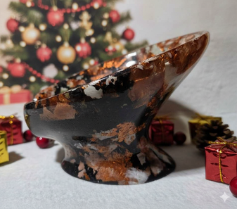 resin soap dish, red dirt soap  