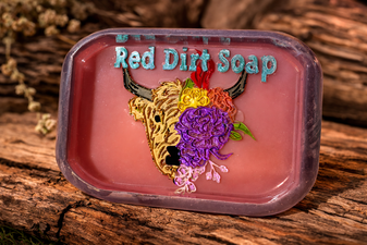 Cow Resin low Dish