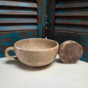 ceramic, shave mug, Red Dirt Soap, 