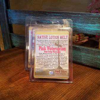 Pink Watermelon Natural Lotion Melt