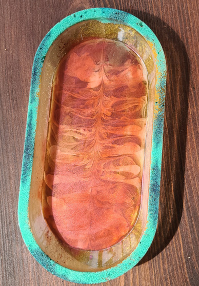 Red Dirt Road Oval Resin Soap Dish / Trinket Dish