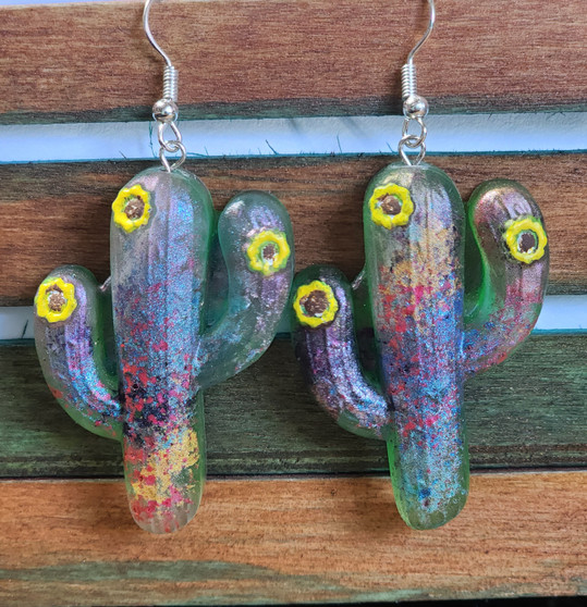 Sunflower Cactus earring