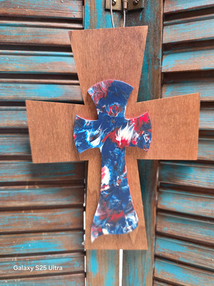 Red Dirt Soap, Hand painted Cross,