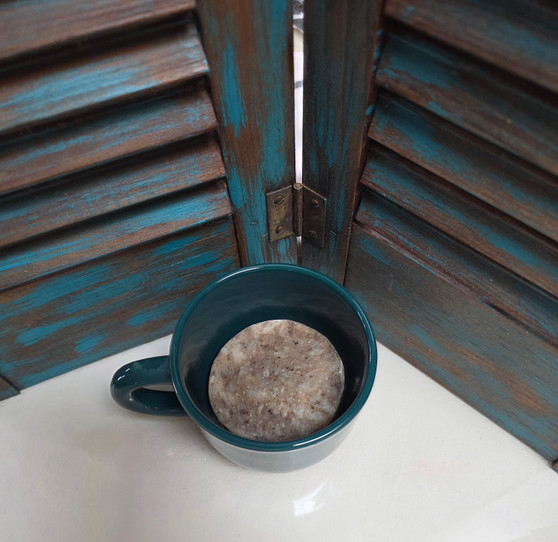 Green Ceramic Shave Mug