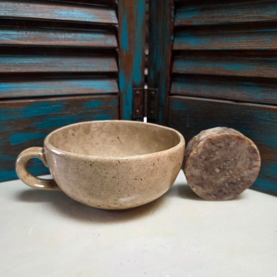 ceramic, shave mug, Red Dirt Soap, 