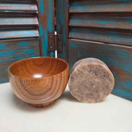 wooden, shave mug, Red Dirt Soap, 