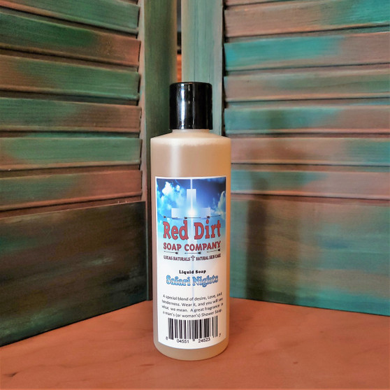 SAFARI NIGHTS, NATURAL LIQUID SOAP, RED DIRT SOAP