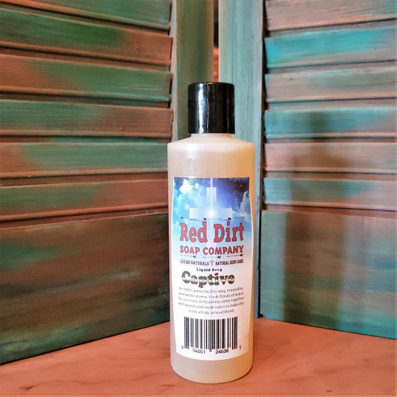 CAPTIVE, DR FEELGOOD, NATURAL LIQUID SOAP, RED DIRT SOAP