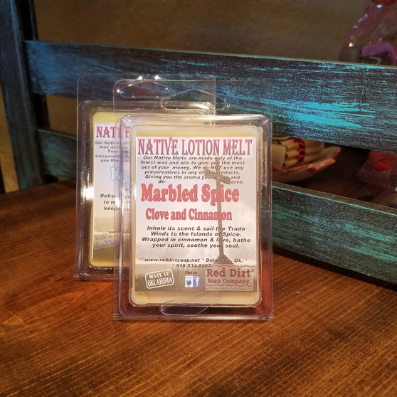 Marbled Spice Natural Lotion Melt