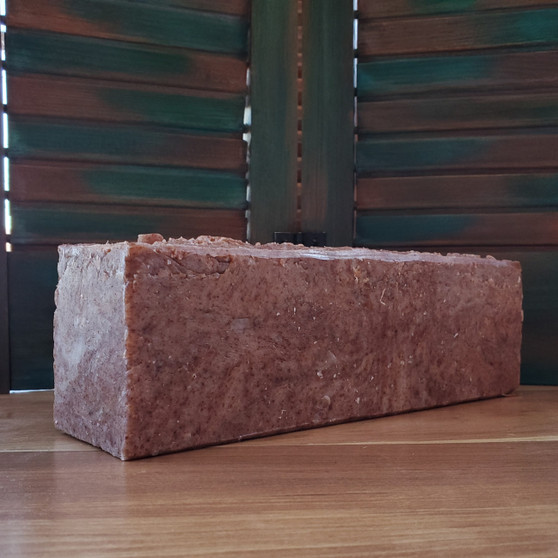 MEDICINE MAN LOAF SOAP, NATURAL SOAP, EUCALYPTUS ESSENTIAL OIL, LAVENDER ESSENTIAL OIL, RED DIRT SOAP, MADE IN OKLAHOMA, HAND MADE