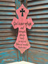 Psalms 46:1 Handcrafted Cross