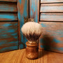 handmade luxury badger shave brush, red dirt soap company