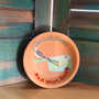 scissortail soap dish, oklahoma soap dish, dish, soap dish, hand painted, made in usa, made in oklahoma, red dirt soap, terracotta, terra cotta dish