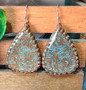 HANDMADE EARRINGS, RESIN EARRINGS, HAND PAINTED, MADE IN THE USA, 