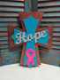 Red Dirt Soap, Hand painted Cross, hope