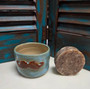 Handmade, stoneware, shave mug, Red Dirt Soap, 