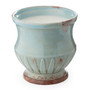 Urn White Flower Candle