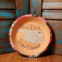 Hand painted Terracotta  Soap Dish -Oklahoma Scarlet Red