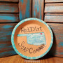 oklahoma, soap dish, terracotta, red dirt soap, handmade, made in oklahoma, natural skin care