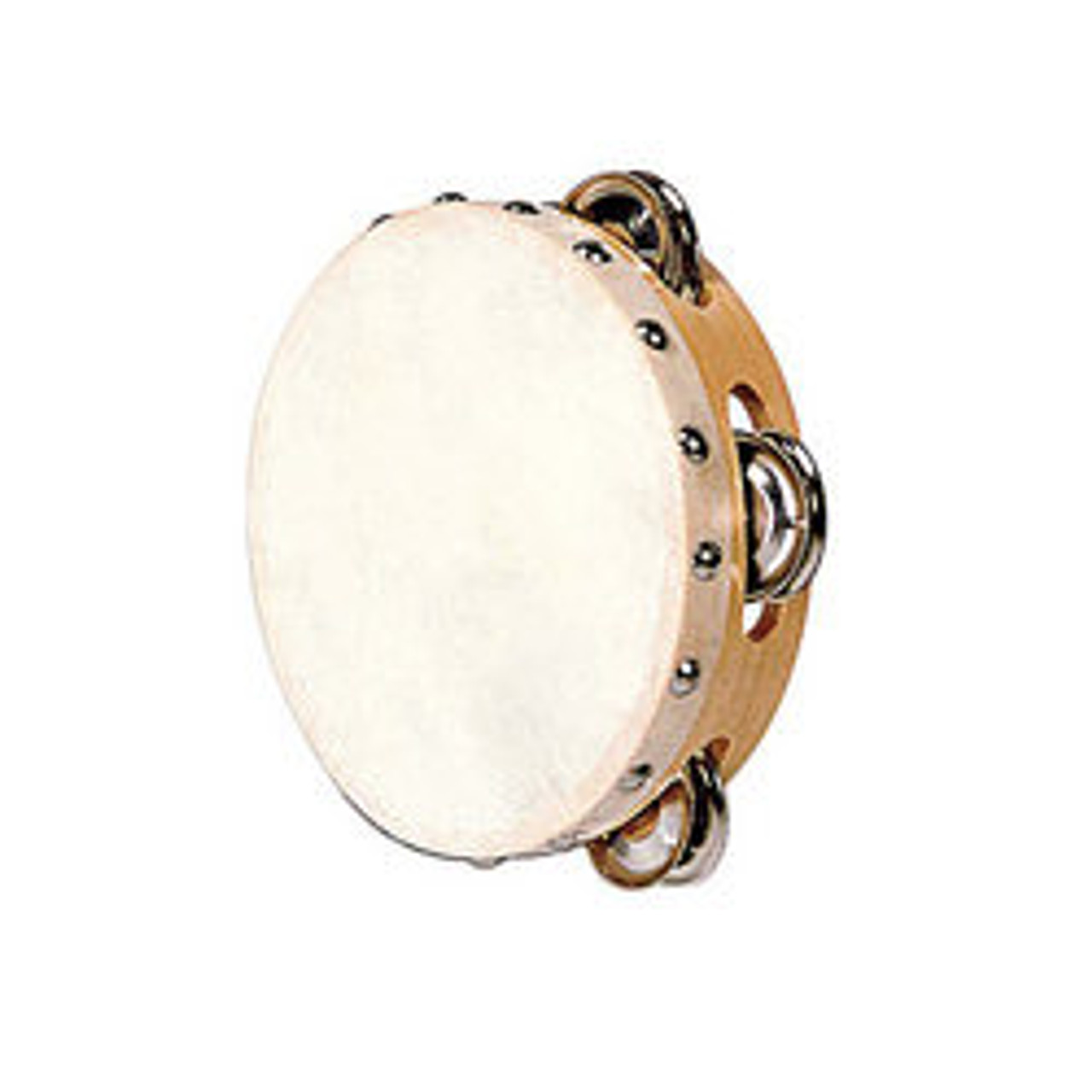Tambourin avec peau naturelle et cymbalettes